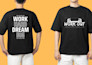 design custom gym and fitness t shirt for print on demand